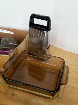 Item #259 — KITCHENWARE with glass bakeware photo 2 of 4