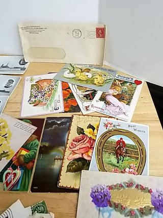 Item #89 — Vintage Naval Postcards, stamps, pin photo 3 of 12
