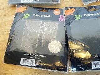 Item #261 — Creepy Cloth Halloween Decorations photo 2 of 3