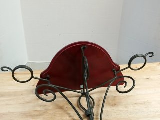 Item #332 — Wrought Iron Scroll Wall Rack photo 3 of 3