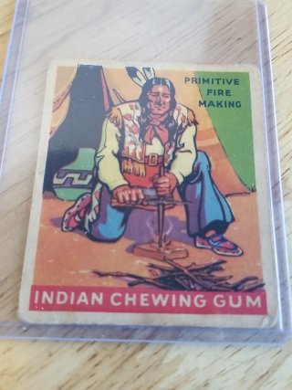 Item #41 — 1930s Indian Chewing Gum Trading Card photo 1 of 2