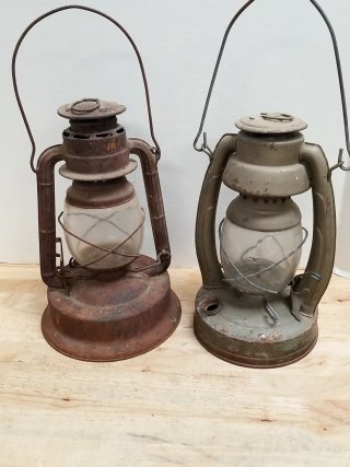 Item #3 — Two Vintage barn Lanterns photo 4 of 6