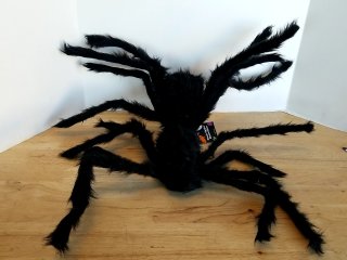 Item #306 — Large Black Plush Spider Decoration photo 1 of 3