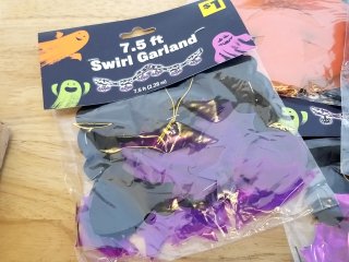 Item #268 — Halloween Swirl Garlands Lot photo 2 of 4