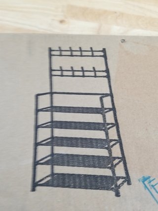 Item #324 — New Metal Shoe Rack photo 1 of 3