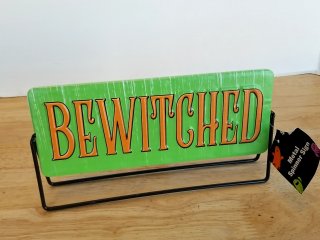 Item #297 — Spooky Metal Sign with Spider Web photo 2 of 2