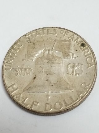 Item #25 — 1963 D Ben Franklin Silver Half Dollar photo 2 of 2