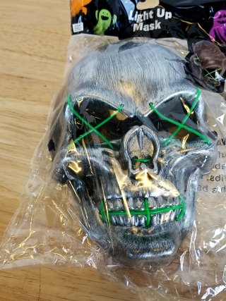 Item #294 — Light Up Skull Mask photo 1 of 3
