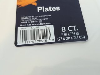 Item #273 — Halloween Ghost Plates photo 3 of 3