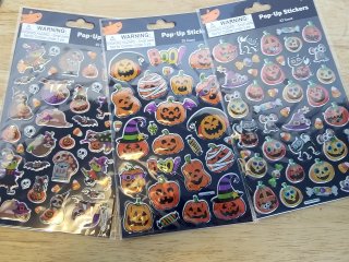 Item #284 — Halloween Pop-Up Stickers Packs photo 1 of 2
