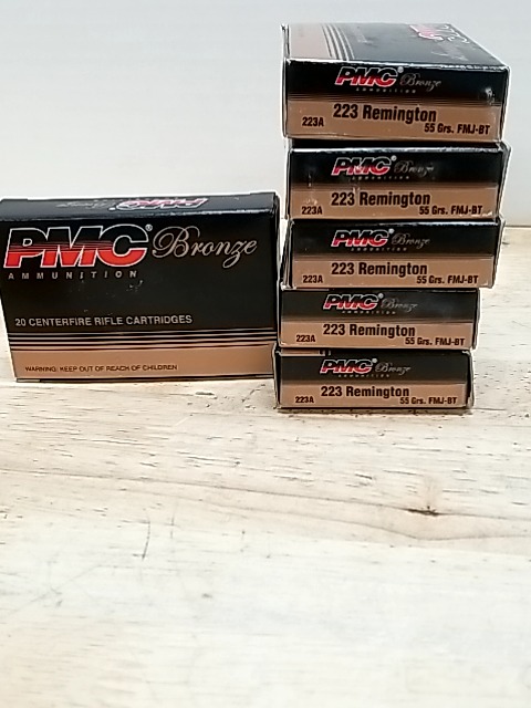 Item #30 — PMC Bronze 223 Remington, 120 rounds, cant ship photo 1 of 2