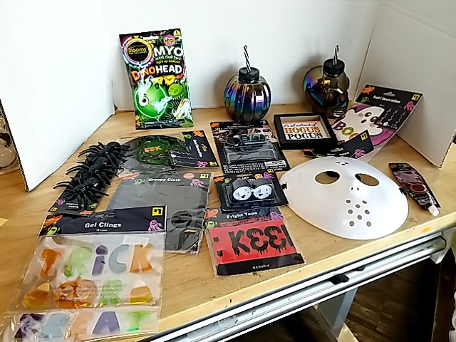 Item #84 — New Halloween Decorations & Costume Lot photo 1 of 6