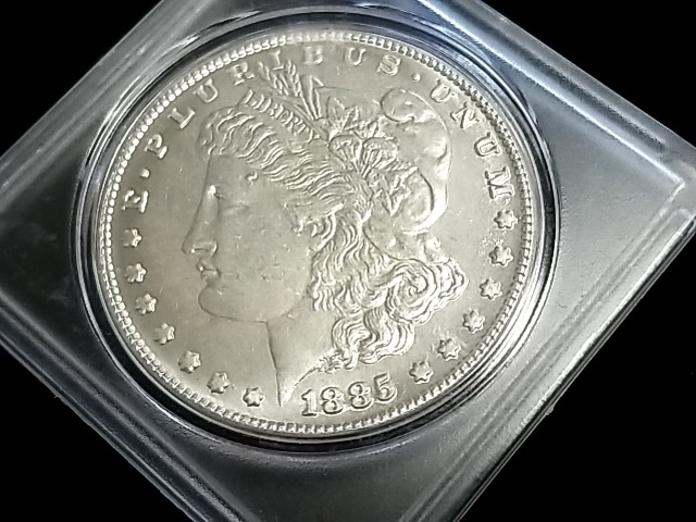 Item #20 — 1885 CC Morgan Silver Dollar, RARE photo 1 of 2