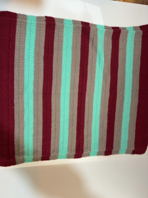 Item #464 — Handmade afgan 34 x 30 inch photo 1 of 3