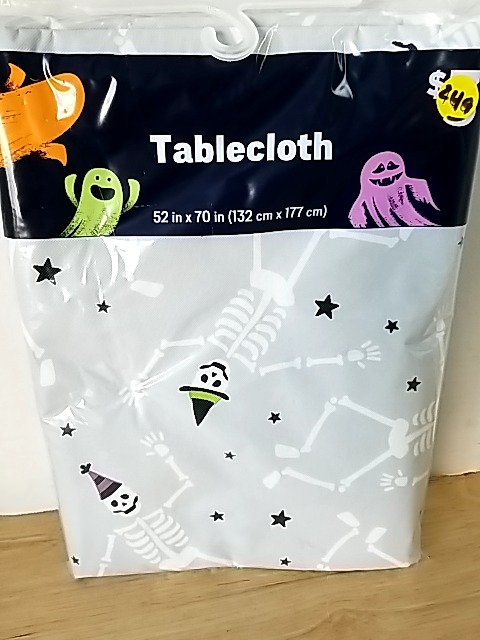 Item #249 — New Halloween Skeleton Tablecloth photo 1 of 2