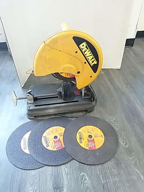Item #6 — DeWalt 14 inch Chop Saw with Blades photo 1 of 4