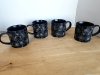 Item #189 — New Stoneware Spider Web Mugs Set photo 1 of 2