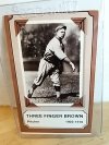 Item #37 — Three Finger Brown Baseball Card