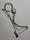 Item #97 — Diamond Sterling Silver Pendant Necklace photo 2 of 6
