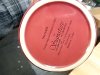 Item #244 — Red Ceramic Canister Set Good cond, largest 10 in photo 4 of 4