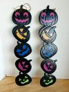 Item #69 — Halloween Pumpkin Tin Decorations 22 in