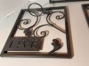 Item #108 — Metal, Laugh Love Live hanging candle holders photo 3 of 4