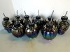 Item #288 — Iridescent Skull & Pumpkin Tumblers