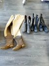 Item #261 — USED Boots Lot Waiters size 9, boots 10