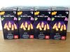 Item #371 — 4 Boxes Orange Halloween Mini Lights