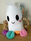 Item #109 — New White Octopus Rope Dog Toy 9 in