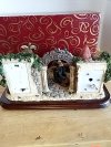 Item #48 — San Fran music box company Nativity Scene , 12 by 6 by 8 inch, exc cond photo 5 of 6