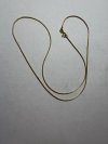 Item #150 — Marked 14kt gold necklace, 16 inch, weighs 2 grams photo 1 of 4