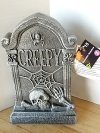 Item #330 — New Creepy Tombstone Halloween Decoration 12 inch