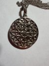 Item #152 — Sterling silver necklace with hands Hand if Fantima photo 3 of 4