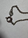 Item #152 — Sterling silver necklace with hands Hand if Fantima photo 4 of 4