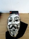 Item #437 — New Chrome Guy Fawkes Mask