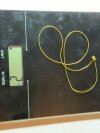 Item #150 — Marked 14kt gold necklace, 16 inch, weighs 2 grams photo 2 of 4