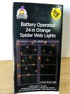 Item #113 — New Battery Spider Web Lights