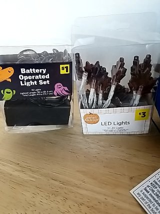 Item #431 — New Halloween LED Light Set & Pumpkin photo 3 of 5