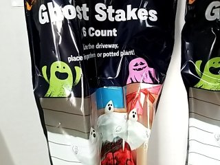 Item #250 — New Ghost Stakes Halloween Decoration Set photo 2 of 4