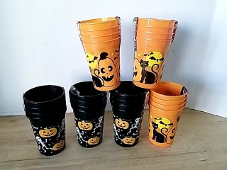 Item #137 — New Halloween Plastic Cups photo 2 of 3