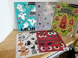 Item #54 — New Halloween Window Cling Set photo 1 of 4