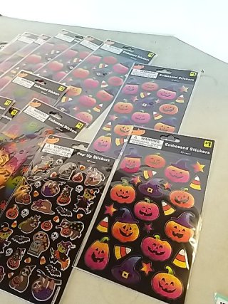 Item #294 — Halloween Stickers Lot photo 2 of 5