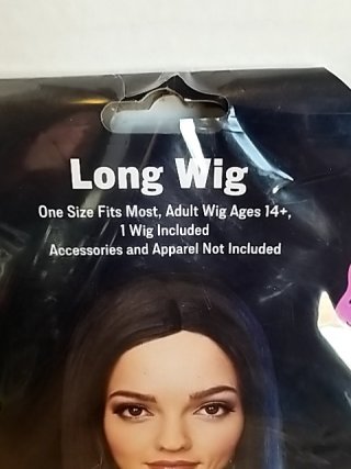 Item #72 — New Long Blue Black Costume Wig photo 2 of 2