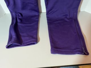 Item #523 — Under Armour Purple Sweatpants Ladies size large tall photo 4 of 5
