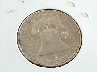 Item #17 — 1954 Franklin Half Dollar S photo 2 of 2