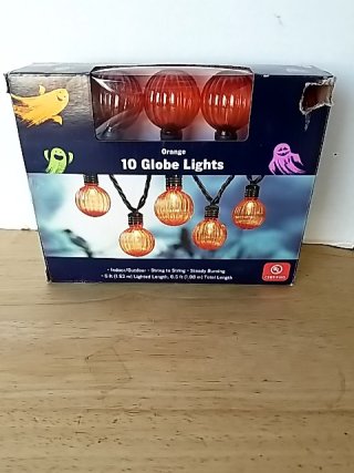 Item #397 — New Orange Globe String Lights photo 1 of 2