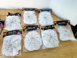 Item #211 — New Halloween Spider Web Decorations photo 1 of 2