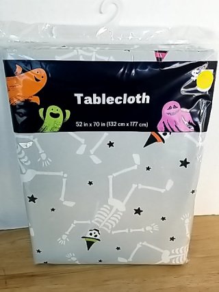 Item #169 — New Halloween Skeleton Tablecloth photo 1 of 2