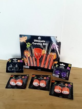 Item #432 — New Halloween Carving Kit & LED Lights photo 1 of 5